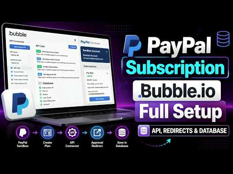 How to Set Up PayPal Webhook in Bubble.io Without Plugins (Step-by-Step)