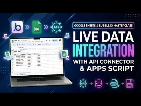 Google Sheets Integration with Bubble.io | Live Data with API Connector & Apps Script
