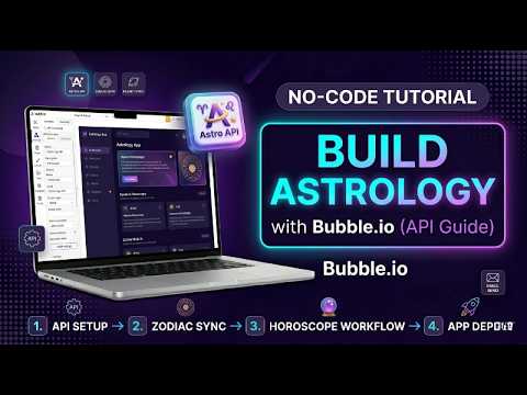How to Build an Astrology App in Bubble.io Using Free Astrology APIs | No-Code Tutorial