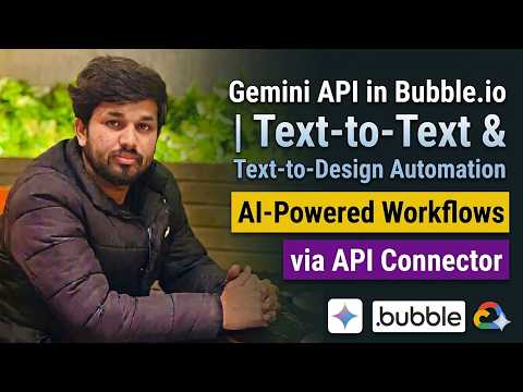 🚀 Gemini API in Bubble.io | Text-to-Text & Text-to-Design Automation with API Connector