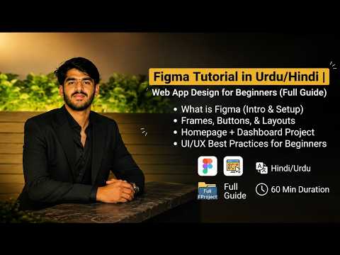 Figma Tutorial in Urdu/Hindi | Web App Design for Beginners (Full Guide)