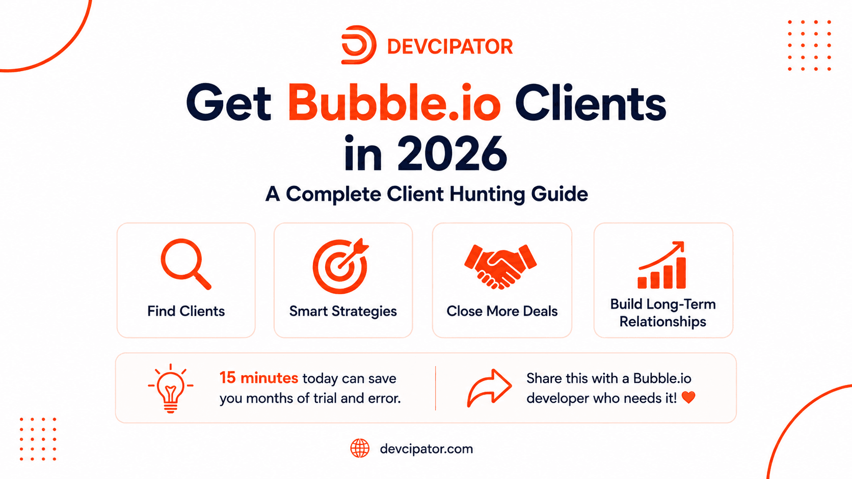How to Get Bubble.io Clients in 2026: A Complete Client Hunting Guide