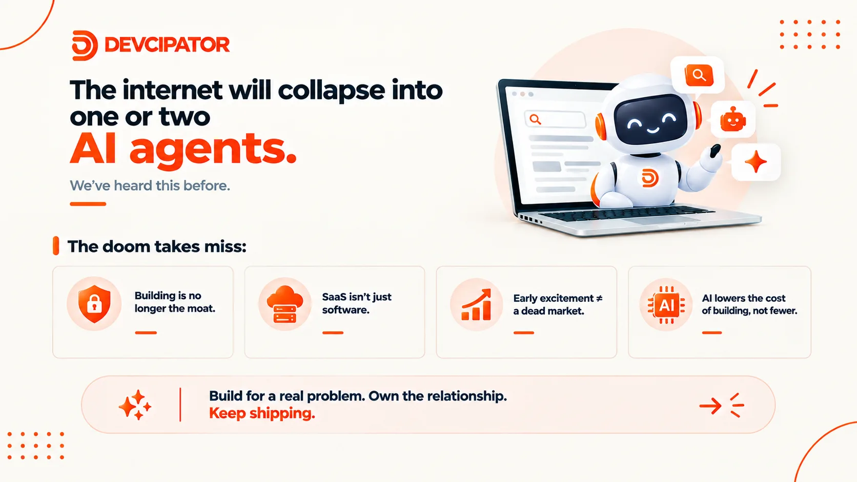 Why the Internet Won't Collapse Into One or Two AI Agents