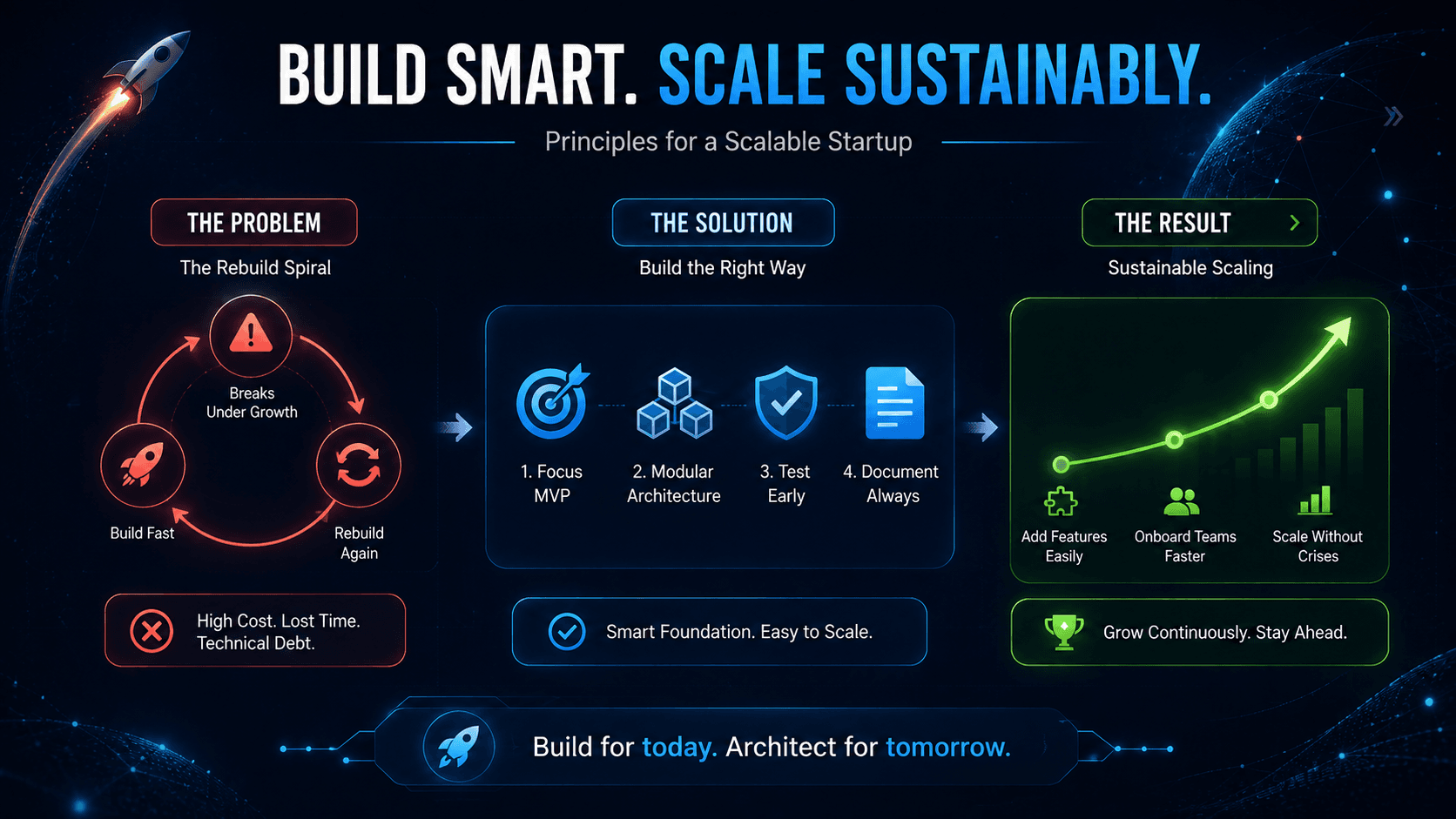 How to Build a Startup That Doesn't Need to Be Rebuilt Later