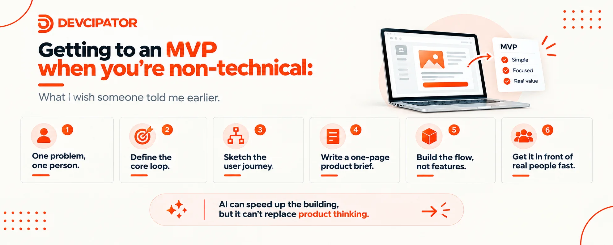 Getting to an MVP When You're Non-Technical: The Process I Wish I'd Known Earlier